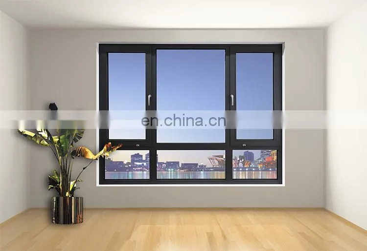 On Sales Folding Windows USA Standard Aluminum Panoramic Balcony Glazing As Glass Curtain Window Door