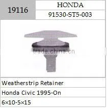 Cheap auto parts weatherstrip retainer OEM#:91530ST5003