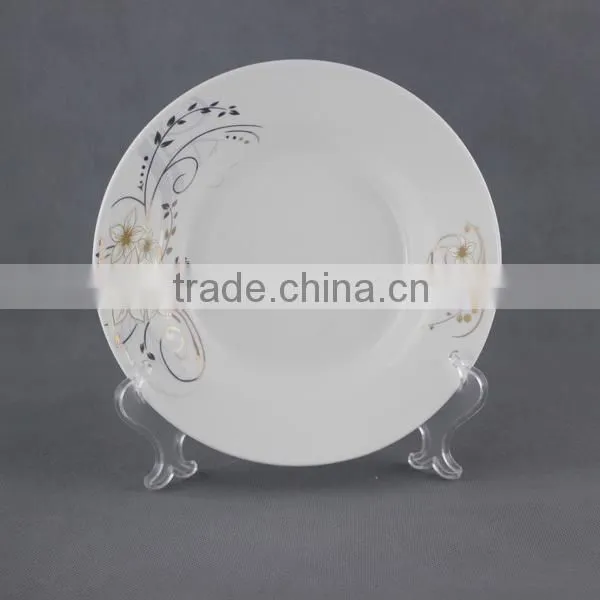 wholesale bone china dinner plates, fine new bone china plate, ceramic soup plate