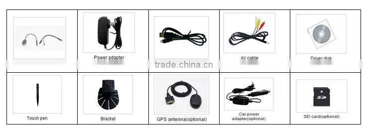 7" Mini Touch PC with RS232,WIFI&GPS (optional)