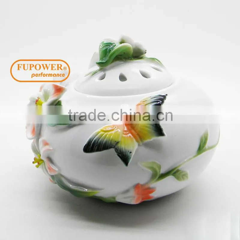 Hot Chinese Craftmanship ceramic ELECTRIC AROMATHERAPY ESSENTIAL OIL BURNER/DIFFUSER