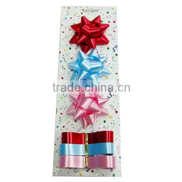 Holographic Gift Ribbon Bow and Balloon Ribbon for Gift Wrapping and Party Decoration