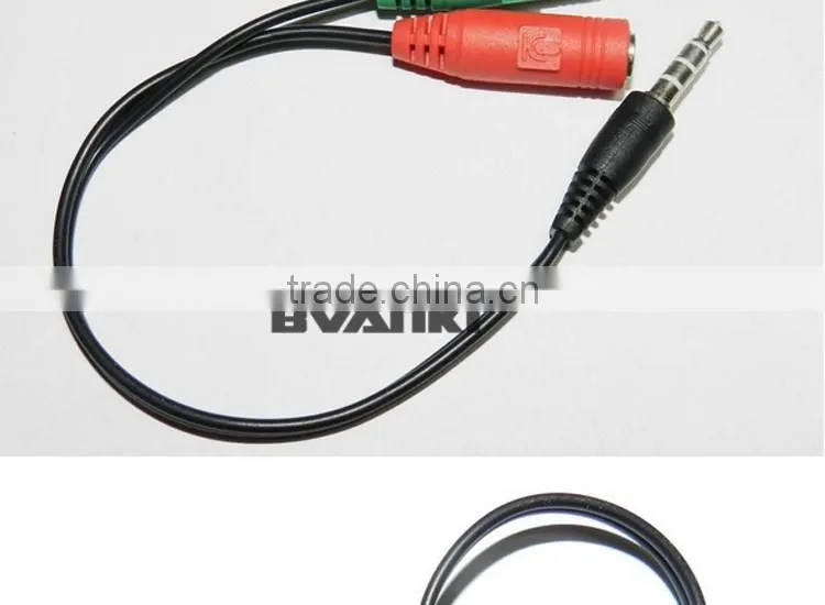 new products 2016 3.5mm jack 1male to 2 female car aux audio usb cable audio cable bulk buy from china free samples