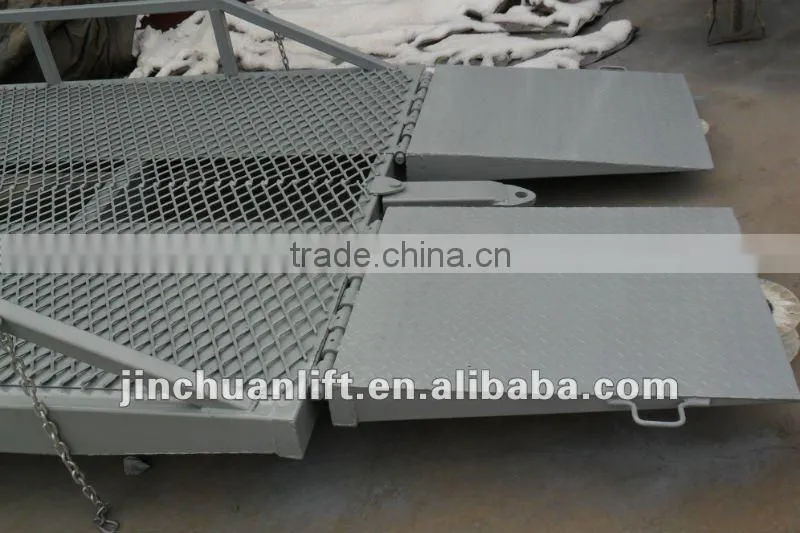 8T Mobile hydraulic yard ramp/loading dock ramp leveler