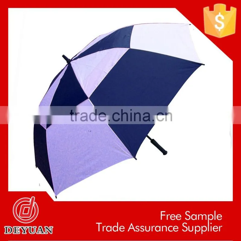 golf clubs double layer 62inch auto advertising big umbrella