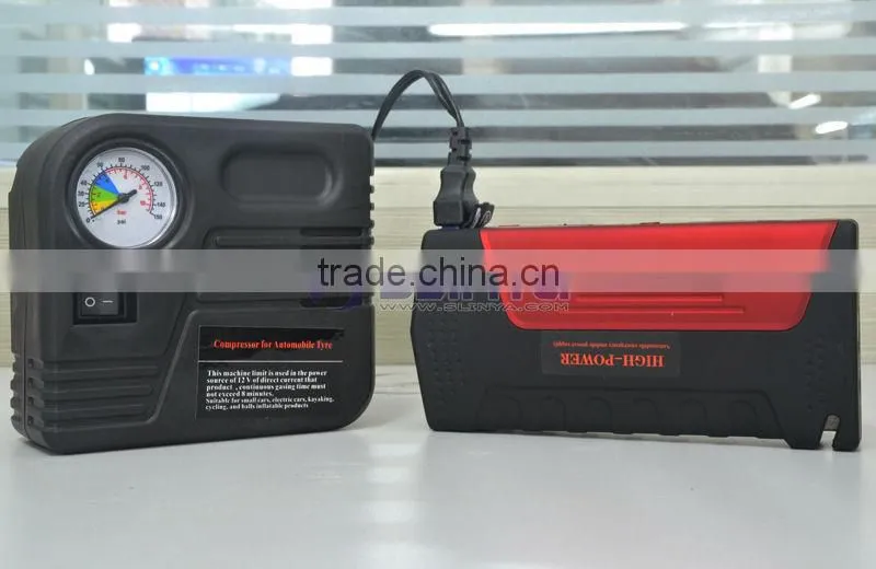 44.4Wh Power Bank 5V/12V/16V/19V Output Emergency Car Jump Starter Charger Booster