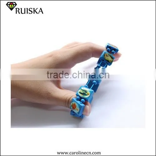 2015 Caroline Fashion Wood Religious Beaded Bracelet