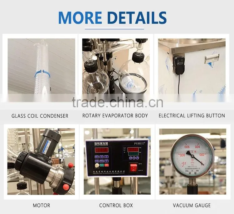5L rotary evaporator for distillation,evaporation