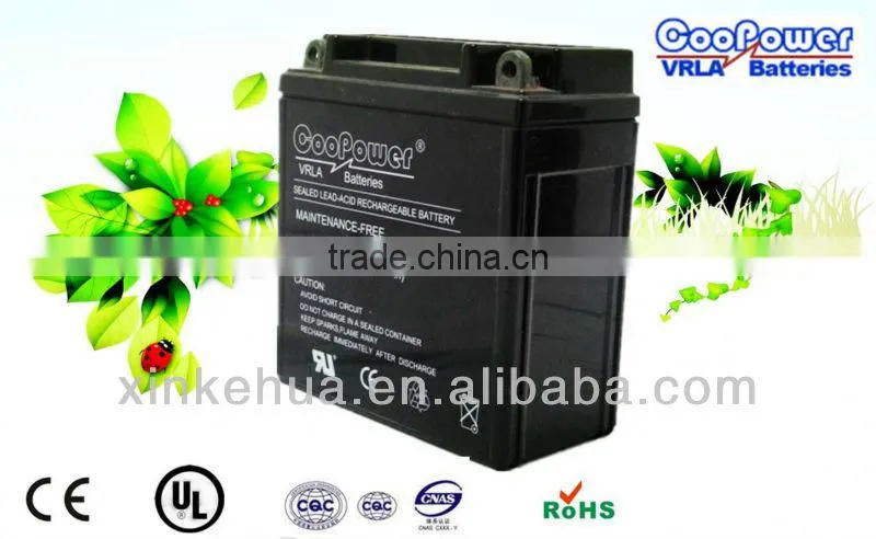 SLA/MFMotorcycle Battery 12N5-BS(12V5AH) Maintenance free motorcycle batteries