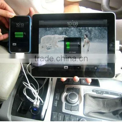 High quality mini USB Dual Car Charger for iPad