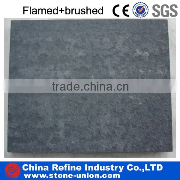 zhangpu black honed basalt tile&slab
