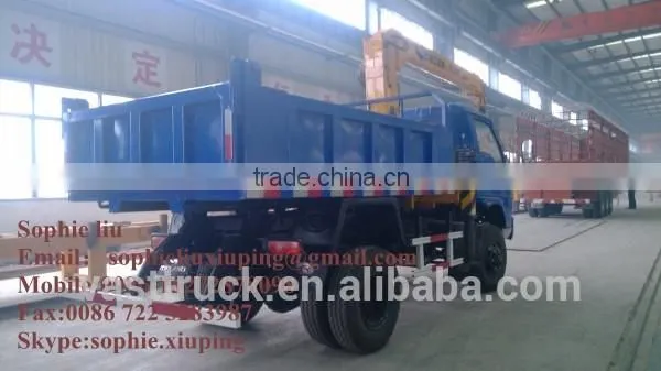 Mini FOTON 4x4 International sand tipper truck dumper truck dumper truck capacity