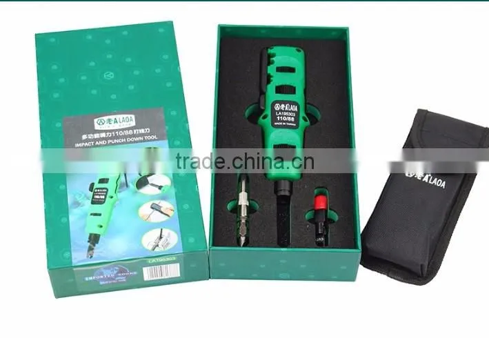 Cable Impact punch down tool wire stripping knives Mini Utility Portable Network Punch Down tool for 110 88 modules