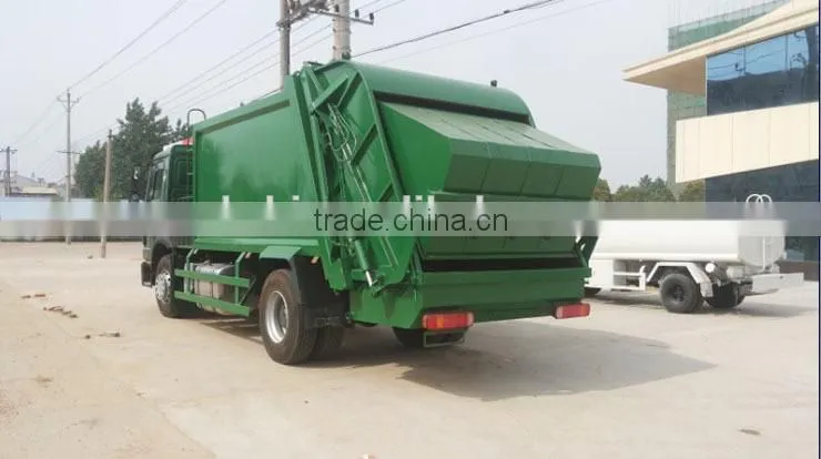 Howo compactor garbage truck 10 m3, compactor garbage truck, 10000 liter garbage collection truck