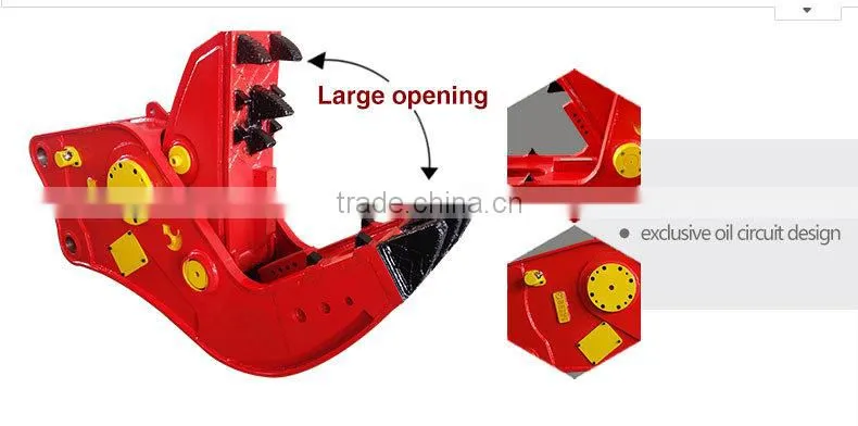 Multi Processor Excavator Attachment/Shear Jaw/Crusher Jaw/Pulverizer Jaw