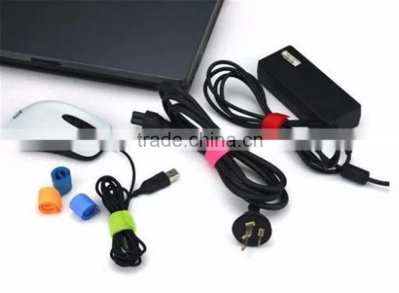 Wire Cable Marker Straps MultiPurpose Ties Hook Loop Computer Management