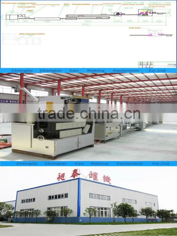 Automatic paint bucket/food/beverage/chemical tin can body round forming machine/can making machinery