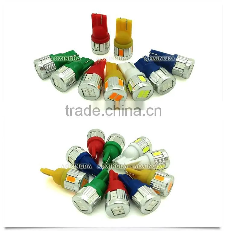 No polarity auto T10 194 LED lamp bulb SMD 5630