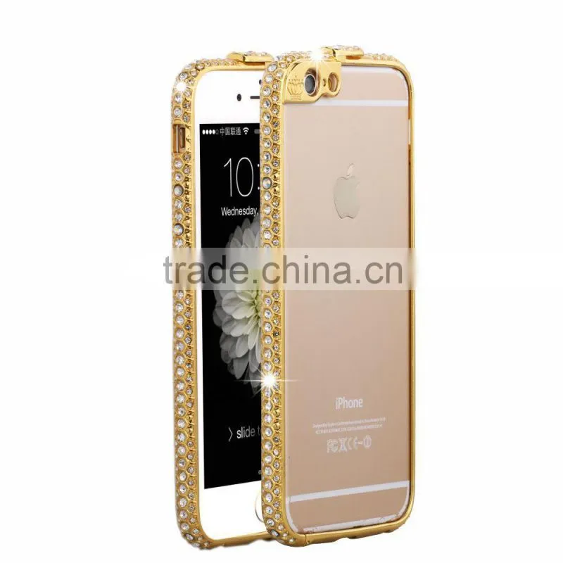 New Design Metal Diamond Bumper Phone Case/Good Price Phone Case