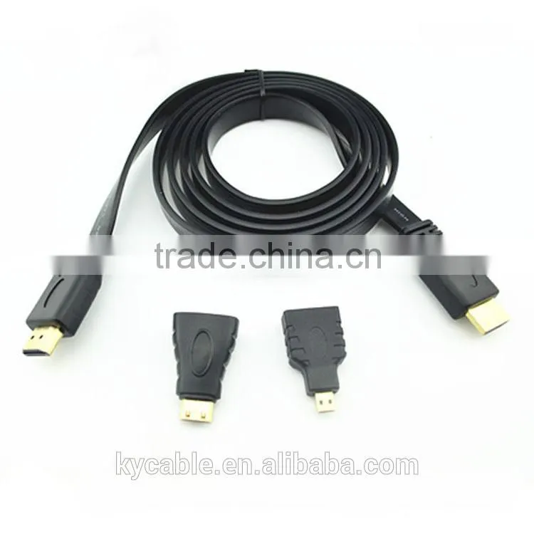 Factory price hdmi component to mini micro hdmi displayport supported 1080p 3d