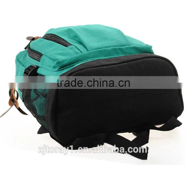 Wholesale Custom Canvas School Backpack Manufacturer