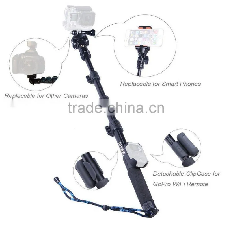 SmaPole Y1 Go pro Telescopic Handheld Selfie Pole / Monopod for Smartphones GoPro Hero 4