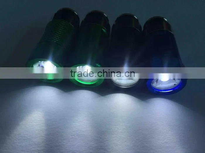 rechargeable led flashlight, car emergency mini flashlight, car cigarette lighter led light