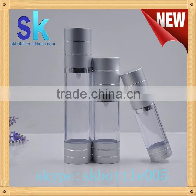 airless jar 30ml plastic airless bottle