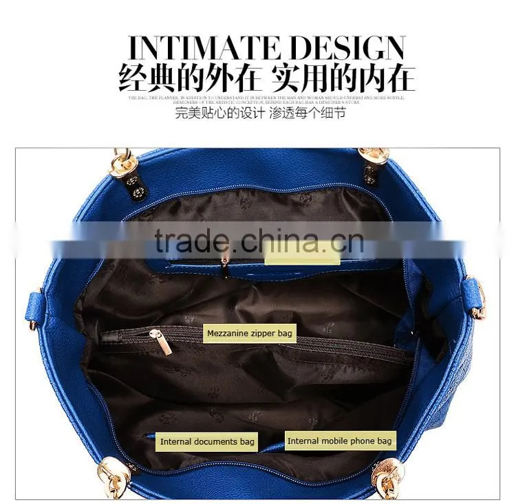 Wholesale Professional Croco PU lady handbag / woman handbag for office and shopping