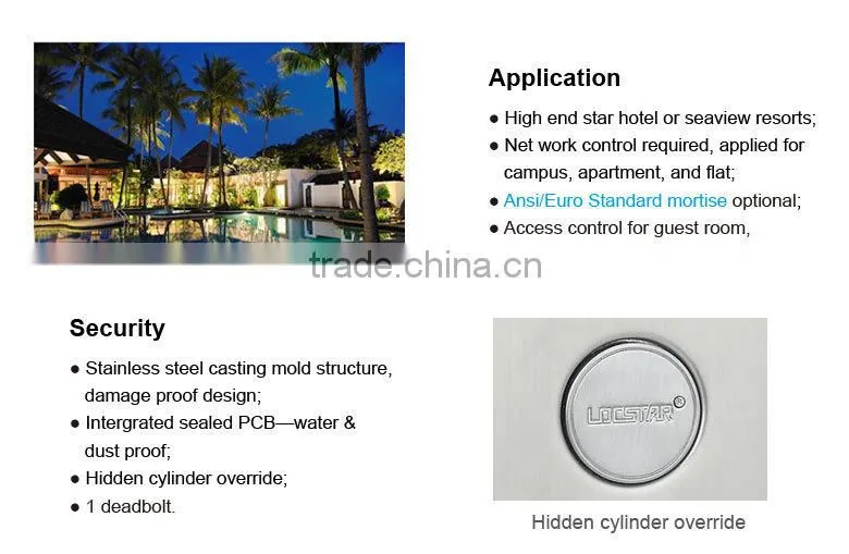 LSD8099 the electric lock for star hotel