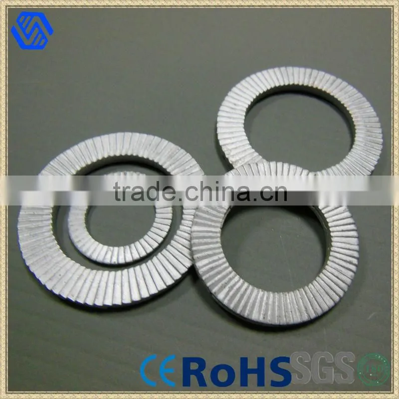 Standard Parts Disc Serrated Washer,DIN125 Zinc Plated Flat Washer