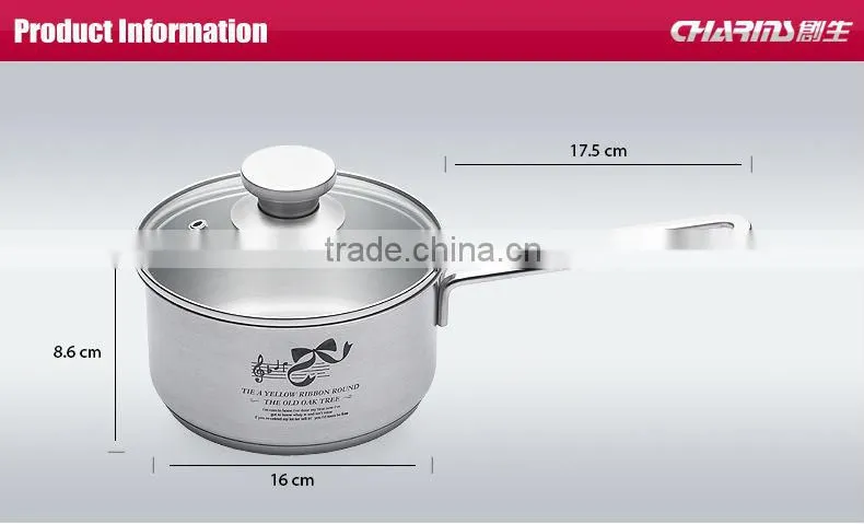 China Quality 6 PCS Cookware Set As Seen On TV stainless steel induction cookware