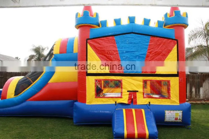 Fun House Castle Combo with Basket ball Hoop on inside 3N1 combo