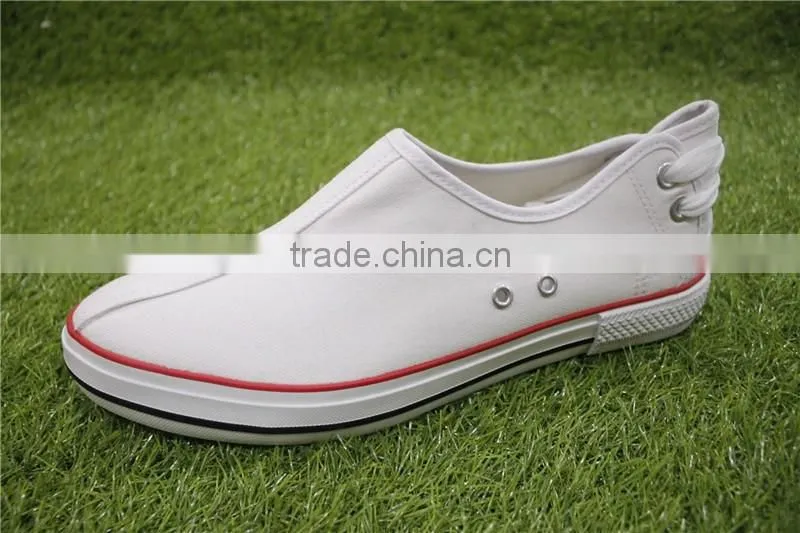 2016 slip on skull wholesale men canvas shoes