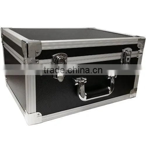 Professional DJ Black Flight Case Record Box for 7inch Singles
