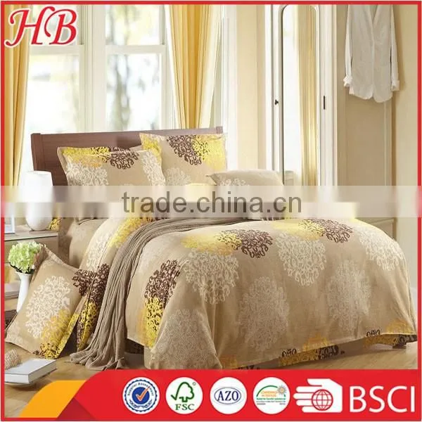 Fashion style print bedding set,100% polyester bedding set ,good quality and cheap price bedding set