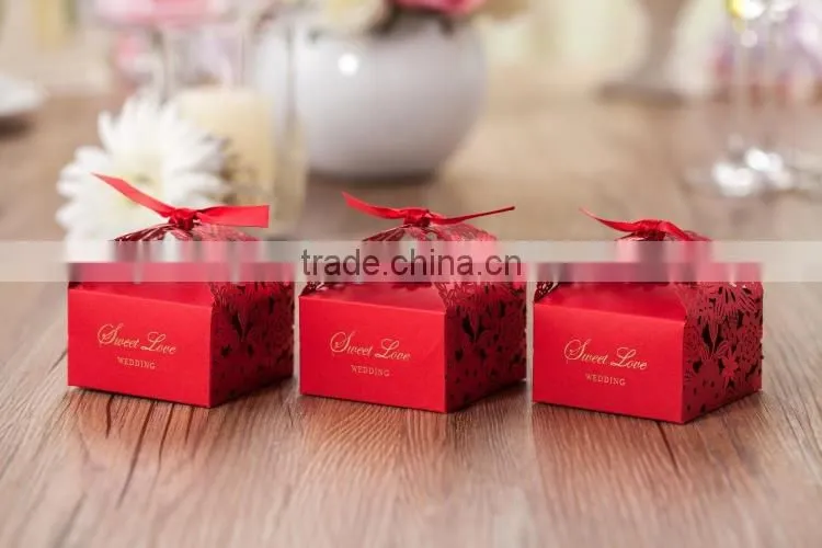 Handmade Feature and Accept Custom chinese new year candy box
