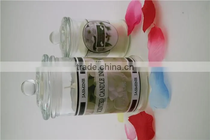 the most popular high quality scented jar glass candle 6*11cm