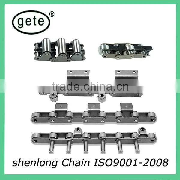 Double pitch conveyor chain