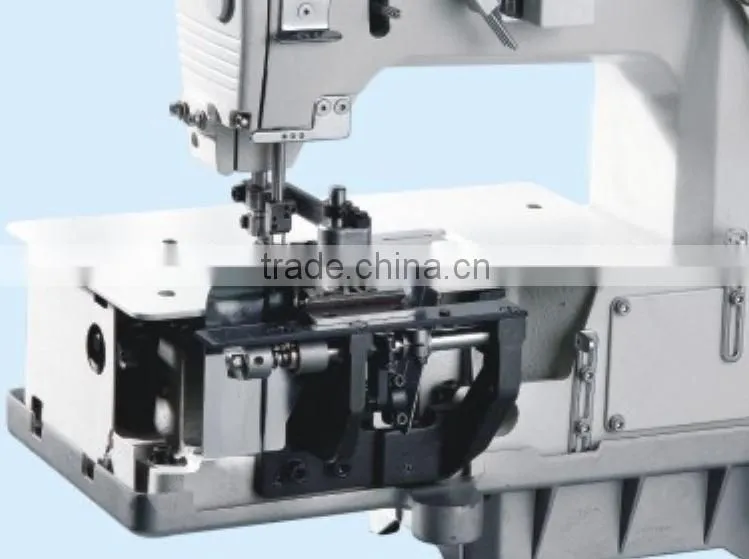 high speed double neddle flat-bed trouser loop sewing machine
