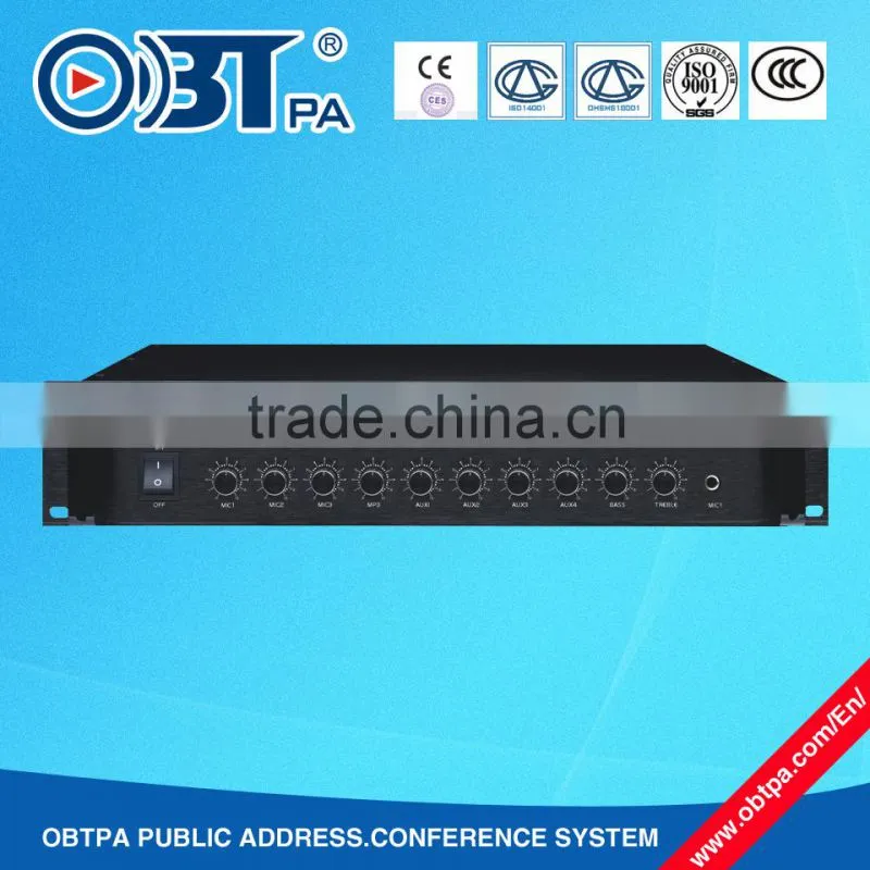 OBT-6150 Professional power USB mixer pa amplifier for pa system,Amplifier portable,CE Certified