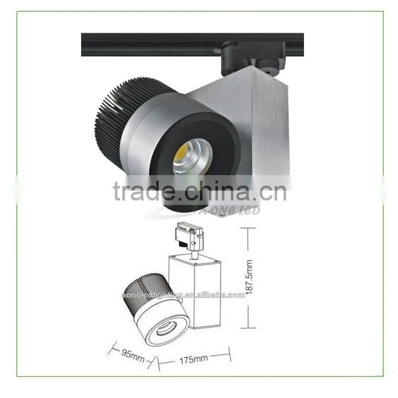wholesale 15W/18W sharp cob led track light&3line connector led track light