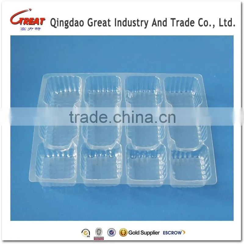Transparent Plastic Blister Chocolate Packing Tray