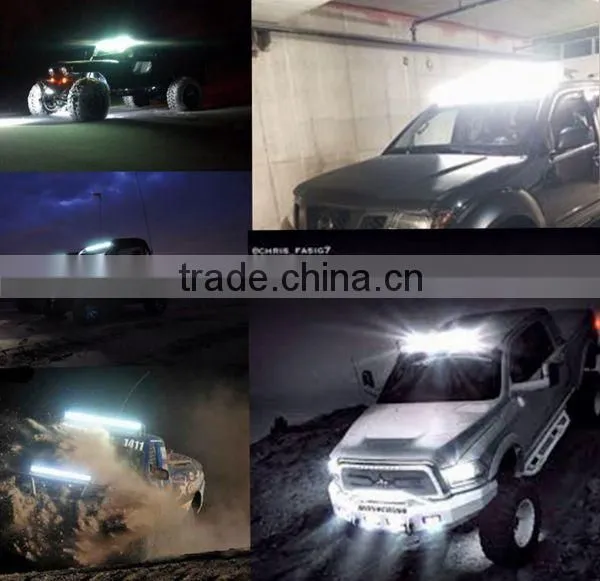 50" LED Bar, 240W LED Light Bar, 10W Single Row LED Light Bar Raptor Tacoma 4x4 tundra