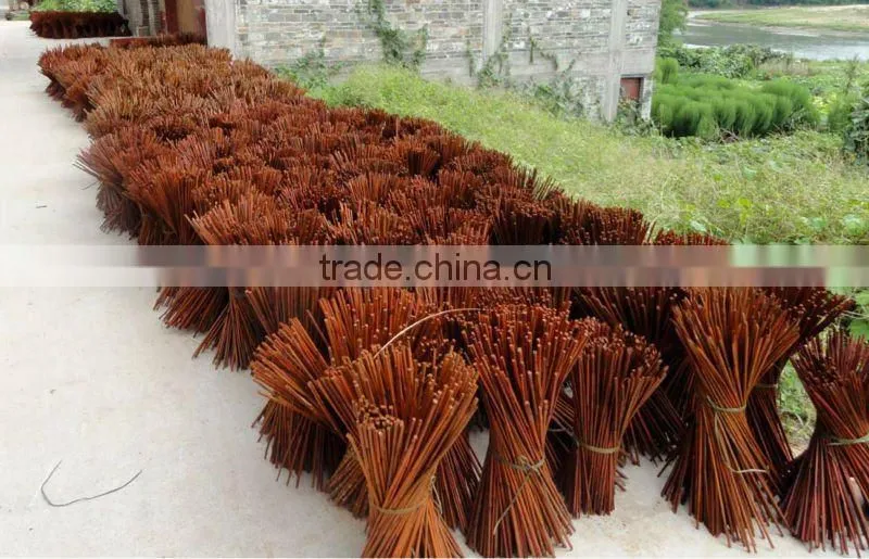 Brown colored bamboo garden canes