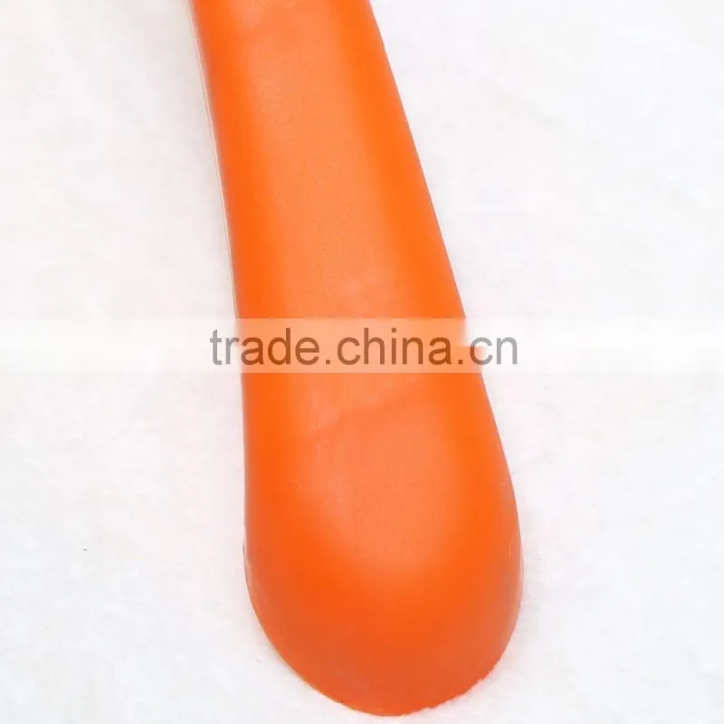 Fashion style orange plastic clothes hanger wholesale