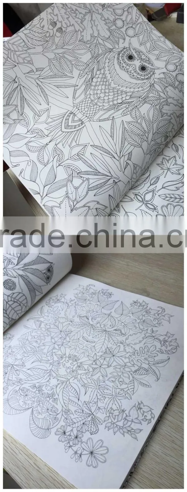 2015 Hot Factory Direct Sale Secret Garden Reducing Stress Book Coloring For Adult
