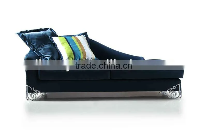 Post-modern fabric chaise sofa LS-102D(L)