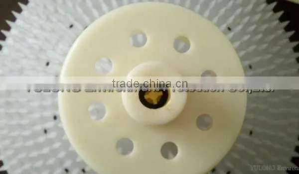 Swirl air diffuser for waste water treatment