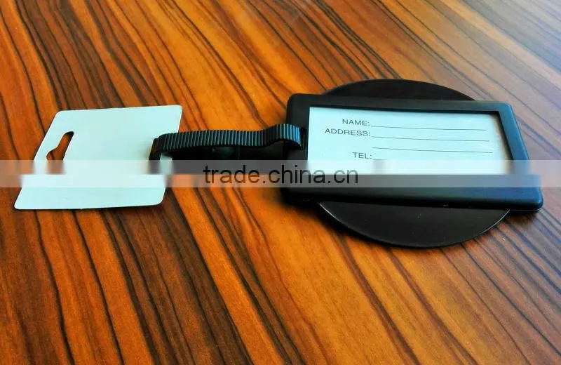hot sale round shape id card holder basketball luggage tag